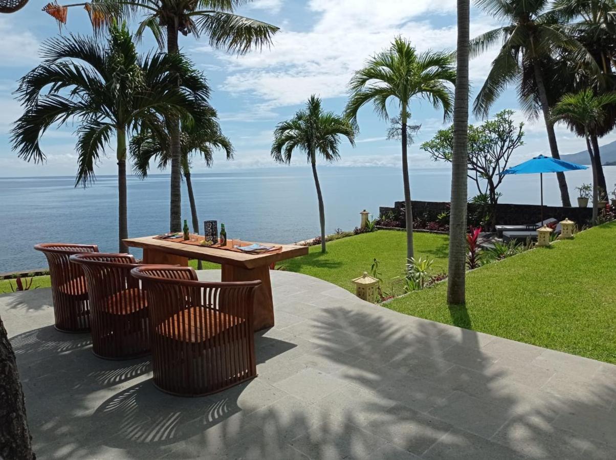 Absolute Beachfront, Paradise, 3Br Villa With Private Pool On 1200M2 Of Tropical Land Tulamben Extérieur photo